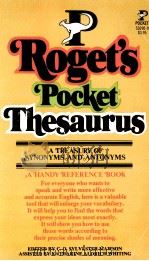 ROGET'S POCKET THESAURUS（1946 PDF版）