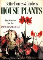 HOUSE PLANTS FOR THE INDOOR GARDENER     PDF电子版封面     