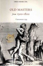 OLD MASTERS FROM 1500-1800 CATALOGUE 233     PDF电子版封面     