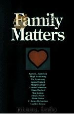 FAMILY MATTERS:SOCIOLOGY AND CONTEMPORARY CANADIAN FAMILIES   1998  PDF电子版封面  0176034595   