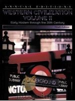 WESTERN CIVILIZATION VOLUME II:EARLY MODERN THROUGH THE TWENTIETH CENTURY NINTH EDITION   1997  PDF电子版封面  069736318X   