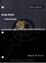 STUDY GUIDE CONTEMPORARY BUSINESS NINTH EDITION（1999 PDF版）