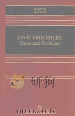 CIVIL PROCEDURE:CASES AND PROBLEMS   1997  PDF电子版封面  0316074594   