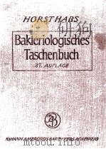 BAKTERIOLOGISCHES TASCHENBUCH   1956  PDF电子版封面     