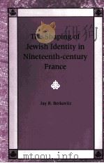 THE SHAPING OF JEWISH IDENTITY IN NINETEENTH-CENTURY FRANCE   1989  PDF电子版封面  0814320120  JAY R.BERKOVITZ 