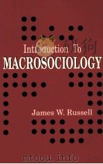 INTRODUCTION TO MACROSOCIOLOGY（1992 PDF版）