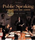 PUBLIC SPEAKING FOR COLLEGE AND CAREER FIFTH EDITION   1999  PDF电子版封面    HAMILTON GREGORY 