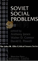 SOVIET SOCIAL PROBLEMS   1991  PDF电子版封面  0813308763   