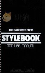 STYLEBOOK AND LIBEL MANUAL   1994  PDF电子版封面  0917360121  NORM GOLDSTEIN 