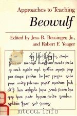 APPROACHES TO TEACHING BEOWULF（1984 PDF版）