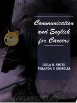 COMMUNICATION AND ENGLISH FOR CAREERS   1994  PDF电子版封面  0133690008   