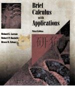 BRIEF CALCULUS WITH APPLICATIONS THIRD EDITION   1991  PDF电子版封面  0669217670   