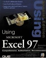 USING MICROSOFT EXCEL 08 BESTSELLER EDITION   1997  PDF电子版封面  0789713993   