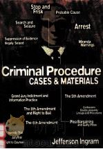 CRIMINAL PROCEDURE CASES & MATERIALS（1995 PDF版）