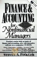 FINANCE & ACCOUNTING FOR NONFINANCIAL MANAGERS REVISED & EXPANDED EDITION（1996 PDF版）