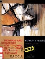 METHODS AND STRATEGIES FOR TEACHING IN SECONDARY AND MIDDLE SCHOOLS THIRD EDITION（1996 PDF版）