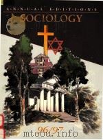 SOCIOLOGY 96/97 TWENTY-FIFTH EDITION   1996  PDF电子版封面  0697037274   