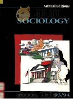 SOCIOLOGY 93/94 TWENTY-SECOND EDITION   1993  PDF电子版封面  1561342149   