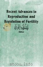 RECENT ADVANCES IN REPRODUCTION AND REGULATION OF FERTILITY（1979 PDF版）
