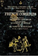 THREE FRENCH COMEDIES   1966  PDF电子版封面     