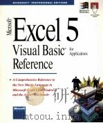 EXCEL VISUAL BASIC FOR APPLICATIONS REFERENCE   1994  PDF电子版封面  1556156243   