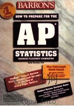 BARRON'S AP STATISTICS ADVANCED PLACEMENT TEST IN STATISTICS   1998  PDF电子版封面  0764102214   