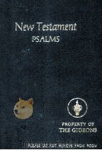 NEW TESTAMENT PSALMS   1969  PDF电子版封面     