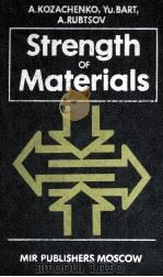 Strength of materials     PDF电子版封面     