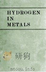 HYDROGEN IN METALS（1974 PDF版）