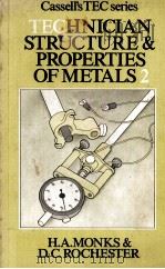 TECHNICIAN STRUCTURE AND PROPERTIES OF METALS 2（1978 PDF版）
