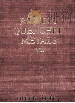 RAPIDLY QUENCHED METALS VOLUME I   1985  PDF电子版封面  0444869395   