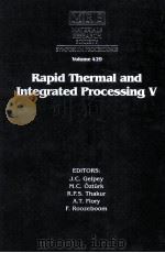 MATERIALS RESEARCH SOCIETY SYMPOSIUM PROCEEDINGS VOLUME 429 RAPID THERMAL AND INTEGRATED PROCESSING（1996 PDF版）