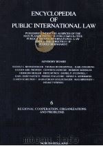 ENCYCLOPEDIA OF PUBLIC INTERNATIONAL LAW 6   1983  PDF电子版封面  0444862374   