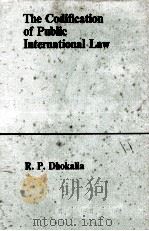 THE CODIFICATION OF PUBLIC INTERNATIONAL LAW（1970 PDF版）