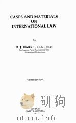 CASES AND MATERIALS ON INTERNATIONAL LAW  FOURTH EDITION（1991 PDF版）