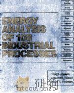 ENERGY ANALYSIS OF 108 INDUSTRIAL PROCESSES   1985  PDF电子版封面  0915586932   