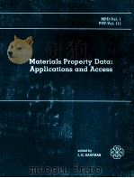 MATERIALS PROPERTY DATA:APPLICATIONS AND ACCESS（1986 PDF版）