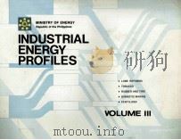INDUSTRIAL ENERGY PROFILES VOLUME III     PDF电子版封面     