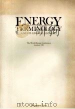 ENERGY TERMINOLOGY A MULTI-LINGUAL GLOSSARY   1978  PDF电子版封面  0080293158   