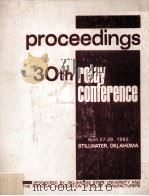 PROCEEDINGS 30TH RELAY CONFERENCE   1982  PDF电子版封面     