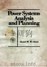 POWER SYSTEMS ANALYSIS AND PLANNING（1983 PDF版）