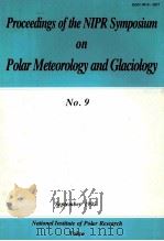 POLAR METEOROLOGY AND GLACIOLOGY NO.9   1995  PDF电子版封面     