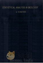 生物統計學   1955.05  PDF电子版封面    Mather 