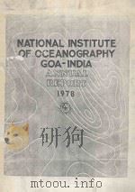 NATIONAL INSTITUTE OF OCEANOGRAPHY GOA-INDIA ANNUAL REPORT 1978（1978 PDF版）