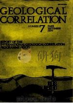 GEOLOGICAL CORRELATION NUMBER 7（1979 PDF版）