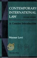 CONTEMPORARY INTERNATIONAL LAW  A CONCISE INTERODUCTION  SECOND EDITION（1991 PDF版）