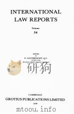 INTERNATIONAL LAW REPORTS VOLUME 54（1979 PDF版）