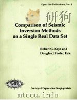 COMPARISON OF SEISMIC INVERSION METHODS ON A SINGLE REAL DATA SET（1998 PDF版）