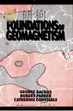 FOUNDATIONS OF GEOMAGNETISM（1996 PDF版）