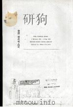 FINAL TECHNICAL REPORT 1 FEBRUARY 1981-31 MAY 1984     PDF电子版封面     